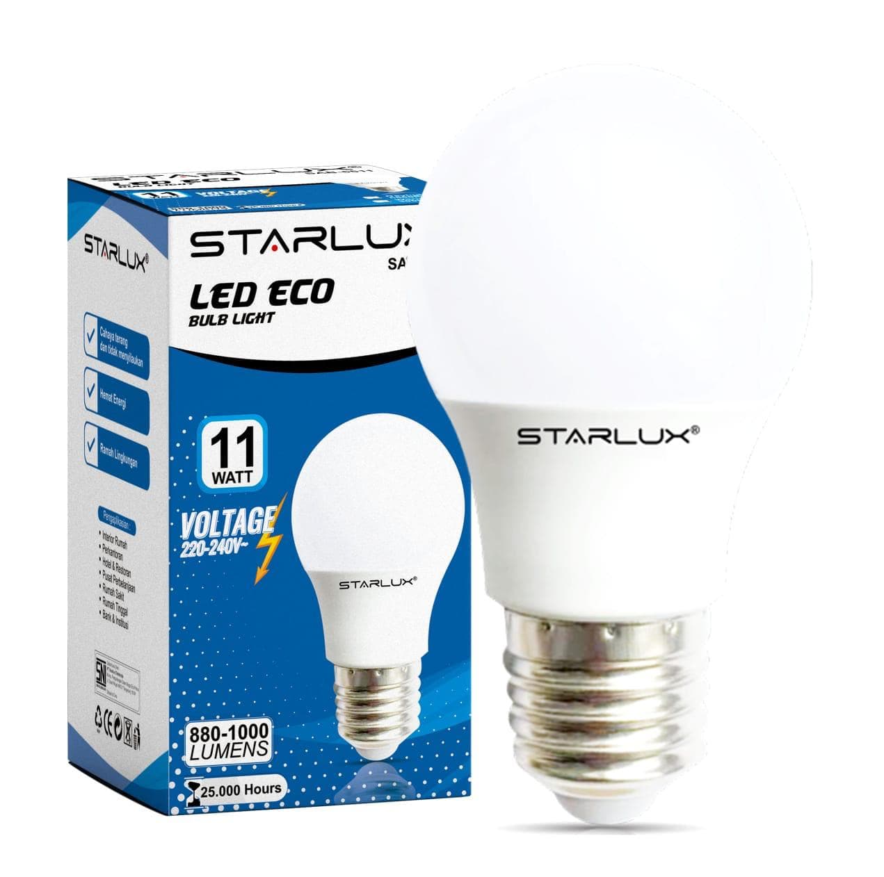 11 W 1 Krt isi 100 Pcs / 1 Pack isi 10 Pcs